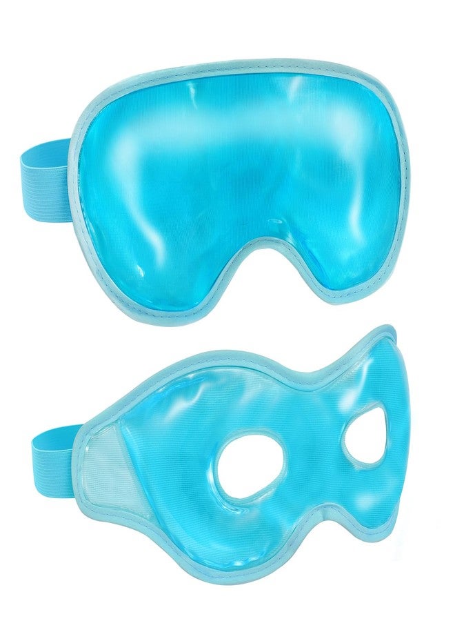 Chillojos 2 Pack Cooling Eye Mask for Puffy Eyes,Reusable Gel Cold Compress Pack for Puffy Eyes & Dark Circles, After Eyes Surgery, Migraine Relief, Headaches - Image 1